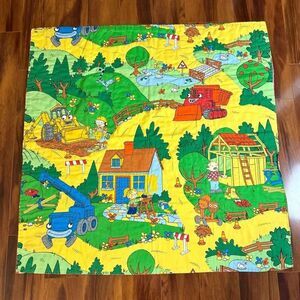 Kids Reversible Play Throw Blanket 40 X 41